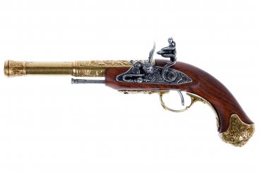 Pistolet à silex (gaucher), Inde S.XVIII.