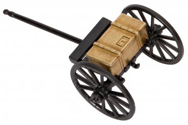 Chariot de canon guerre civile, États-Unis 1857